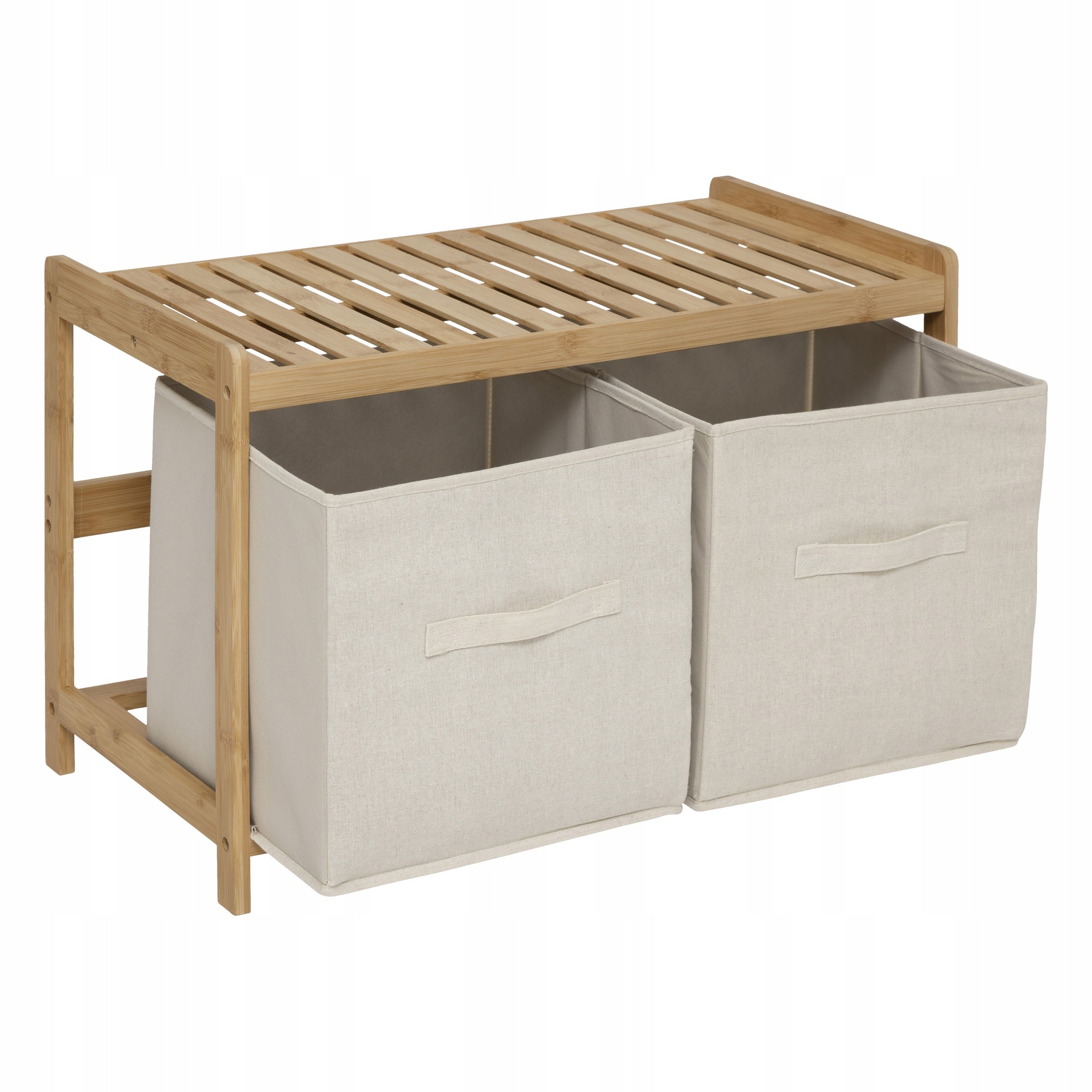 BENCH FOR BATHROOM BAMBOO STORAGE CONTAINER 2 PCS 66,8X44X35 CM Brand 5five Simply Smart