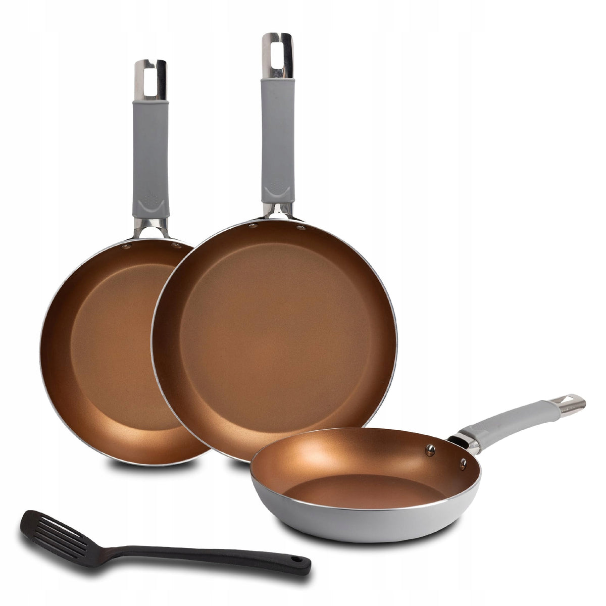 BERGNER Loja Reeco - 4-piece set - 3 pans 18-22 and 26 cm