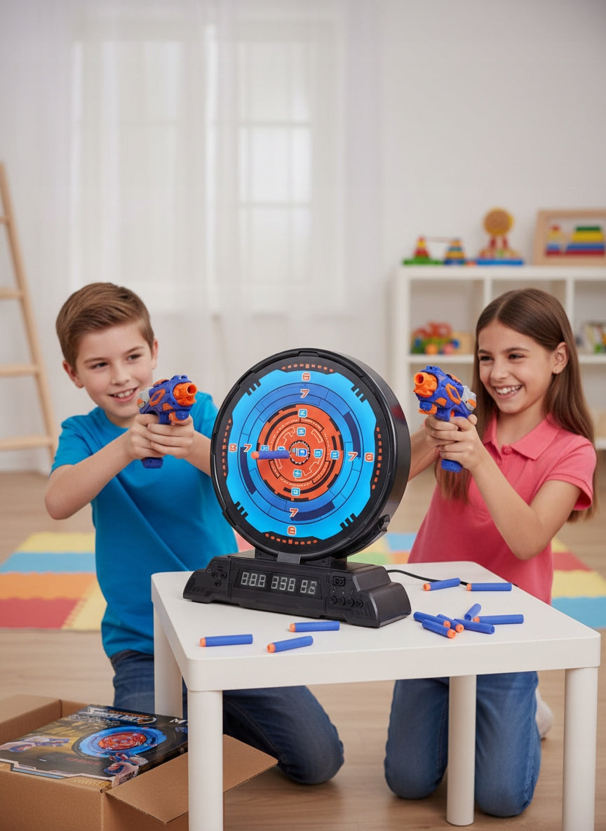 BEST GIFT FOR 4 5 6 7 8 9 YEAR OLD Electronic Shield Shooting Range TARGET Packaging status original