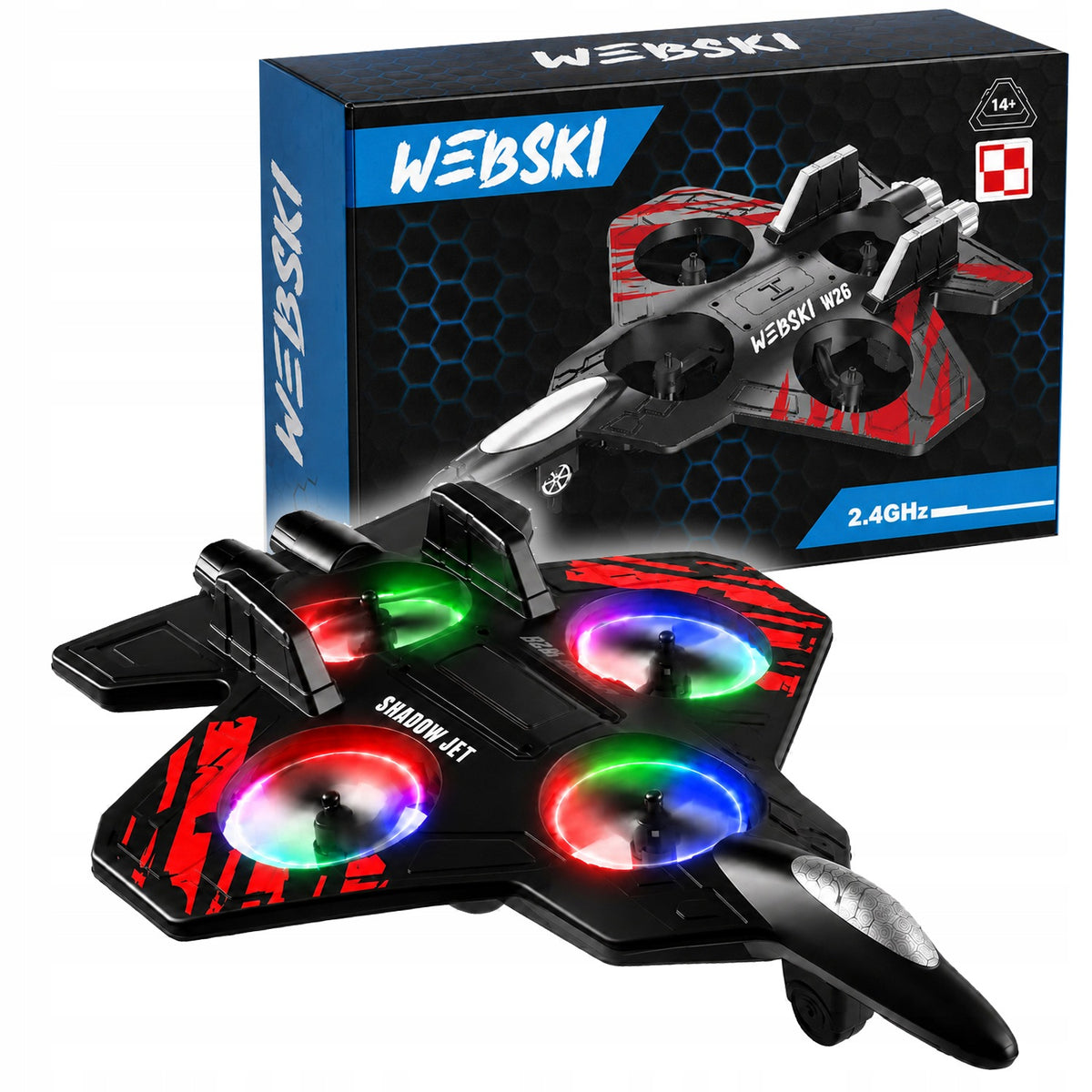 BEST GIFT FOR CHILD REMOTE CONTROLLED AIRPLANE W26-X8 + GAMEPAD Brand Webski