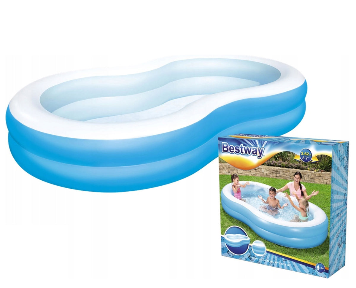 BESTWAY 54117 INFLATABLE POOL 262x157x46 CM 544L