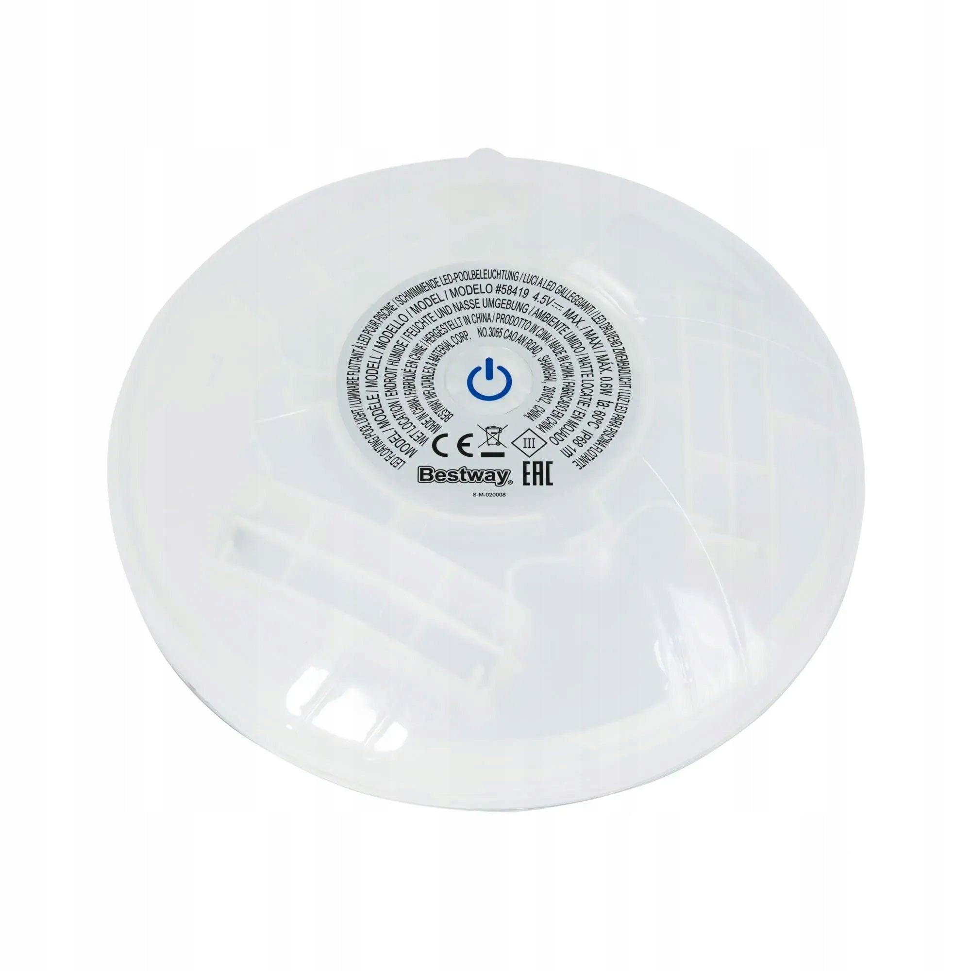 BESTWAY 58419 LED LIGHTING POOL LIGHT FOR SWIMMING POOL 4 COLORS 7 MODES Brand Bestway