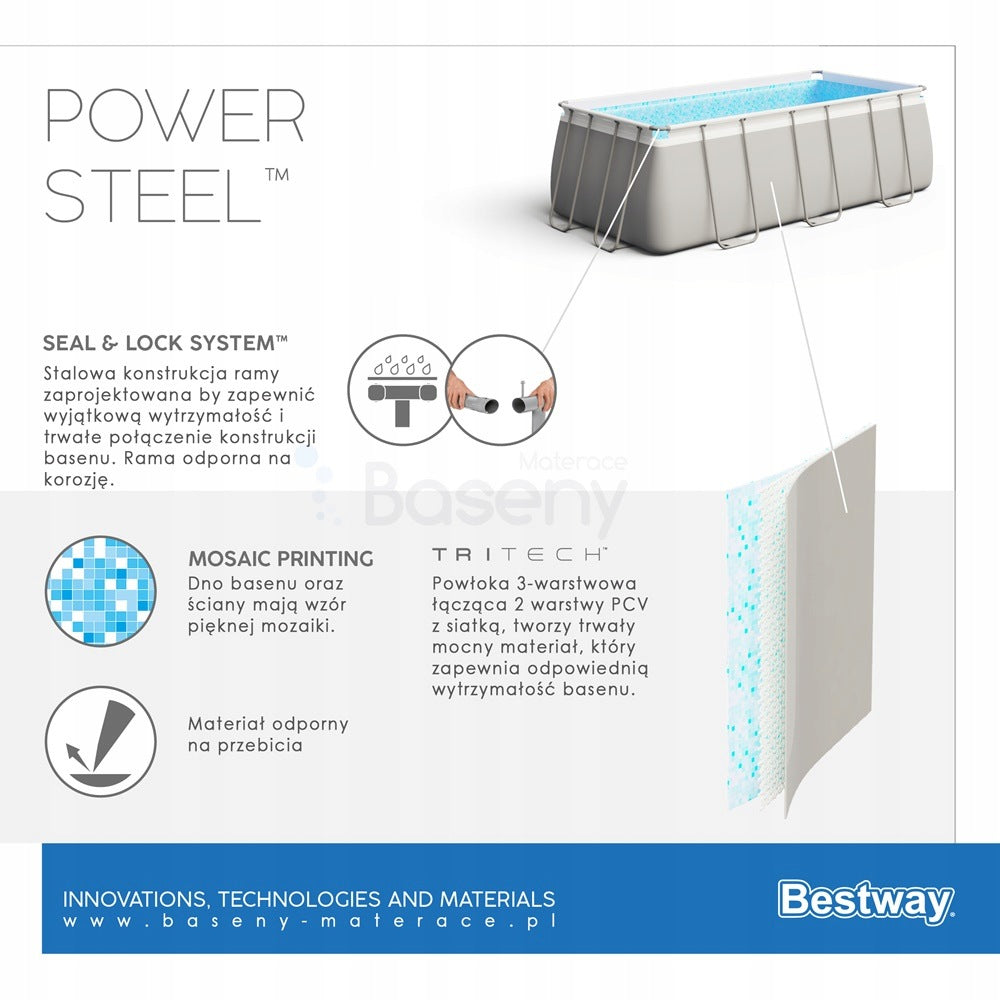 BESTWAY FRAME POOL 549X274X122cm 56466 Brand Bestway