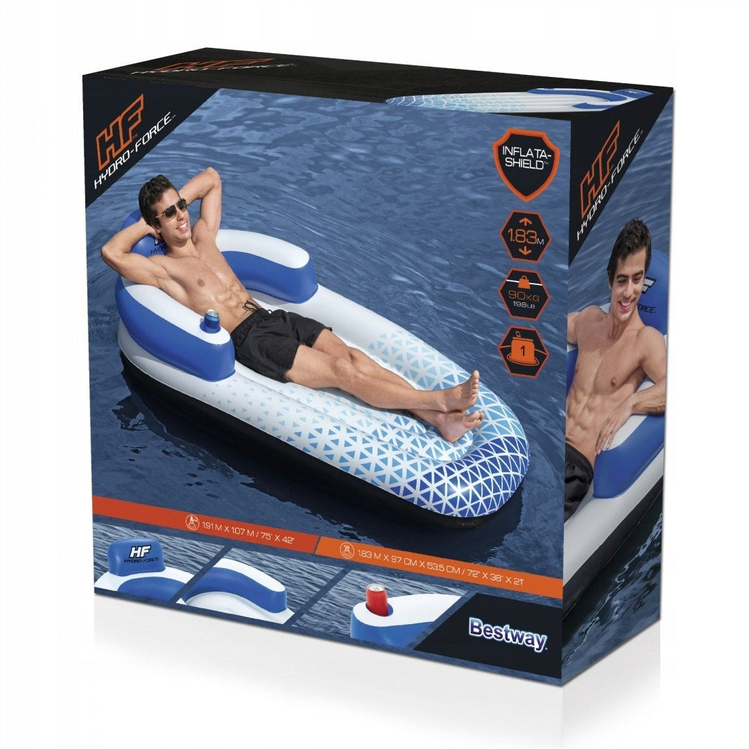 BESTWAY MATTRESS INFLATABLE CHAIR FOR SWIMMING INDIGOWAVE 43533 Brand Bestway
