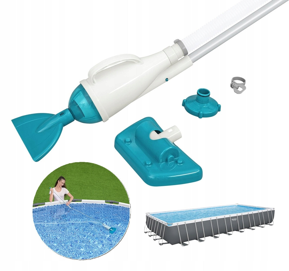 BESTWAY POOL BOTTOM CLEANER 56623 POOL SET Packaging status original