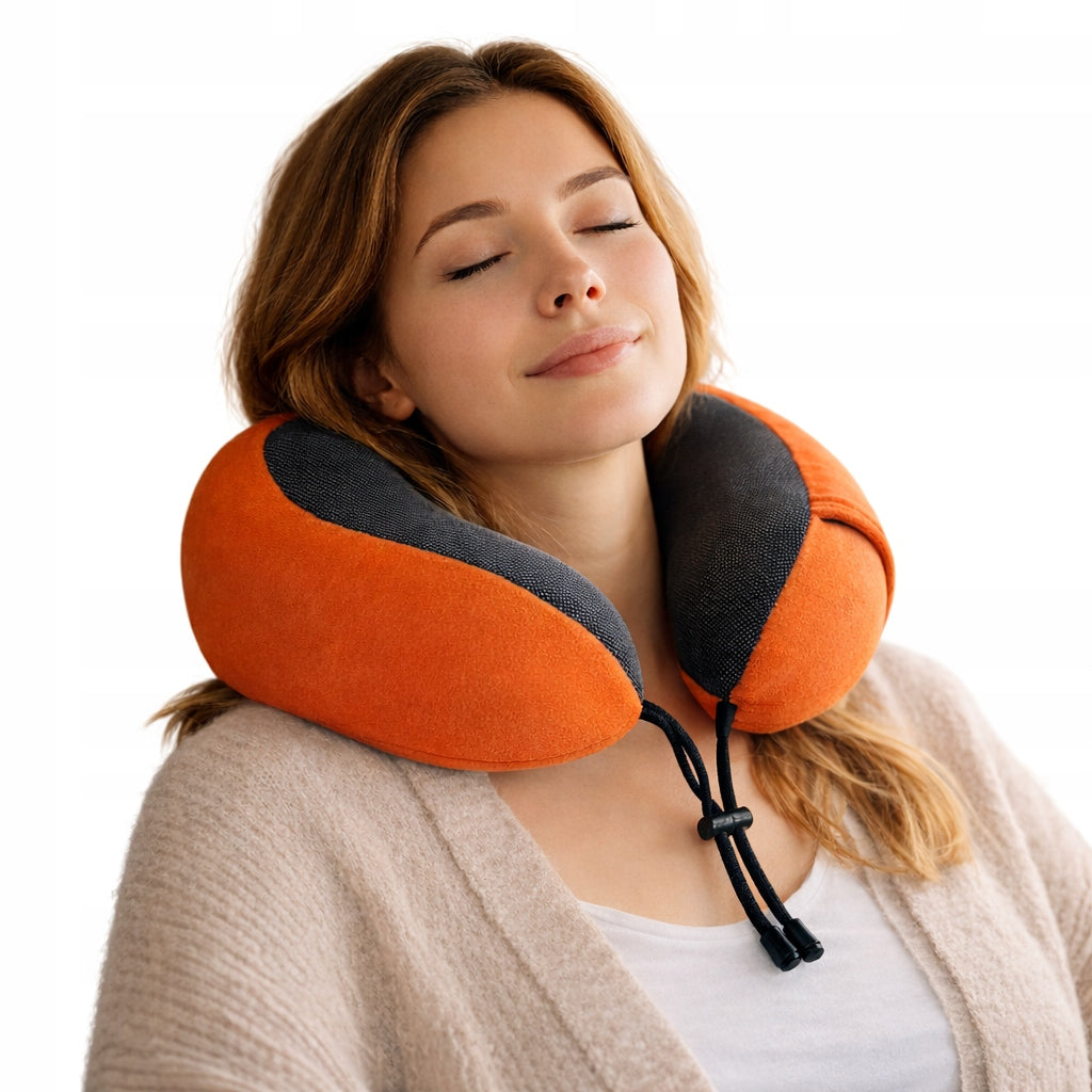 BETLEWSKI Travel pillow memory for neck airplane car comfortable holiday