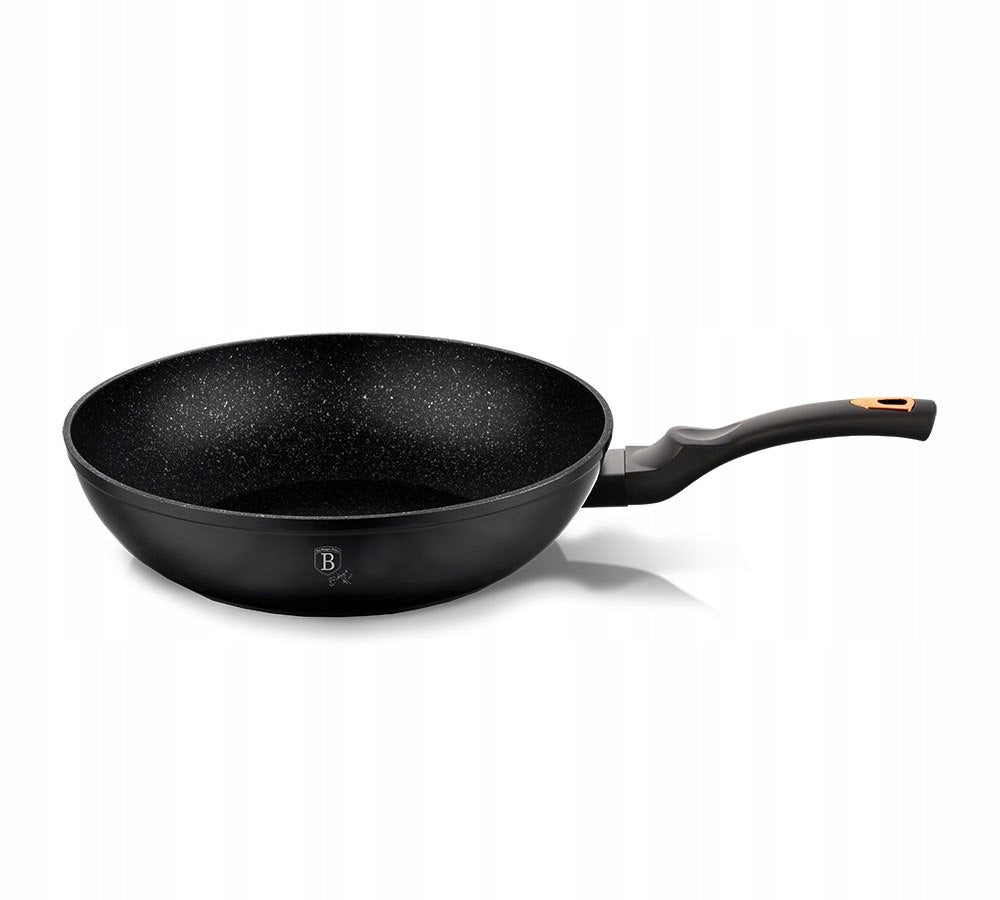BH-1638N - Wok frying pan 28 cm Berlinger Haus Black Rose Collection