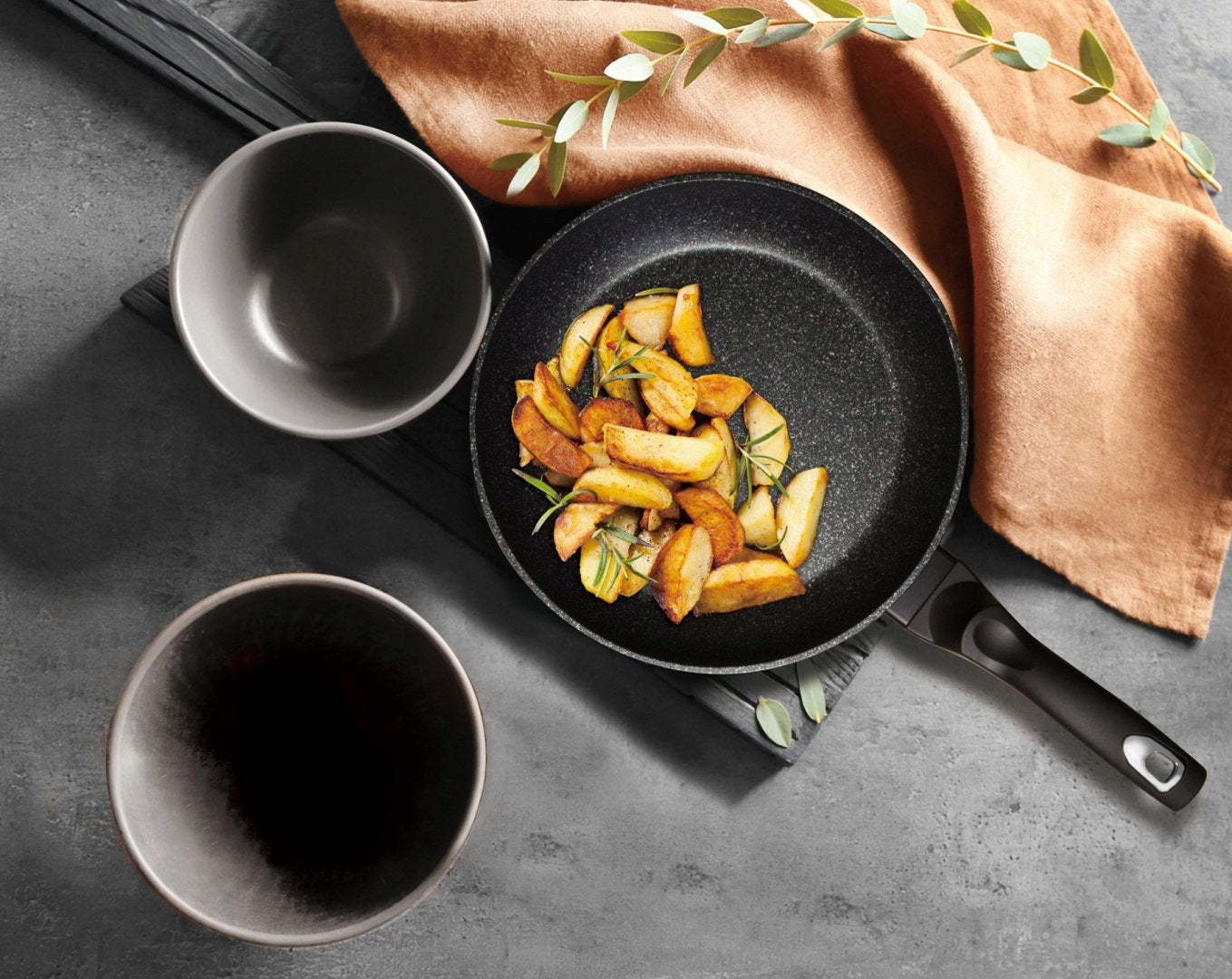 BH-1848 - 28 cm Granite Wok Berlinger Haus Black Silver Collection Manufacturer code BH-1848