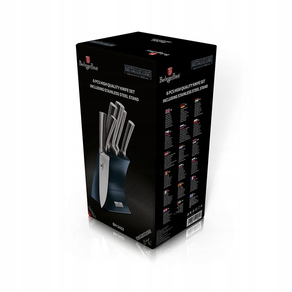 BH-2452 - Knife set 6 el. Berlinger Haus Aquamarine Line Manufacturer code BH-2452