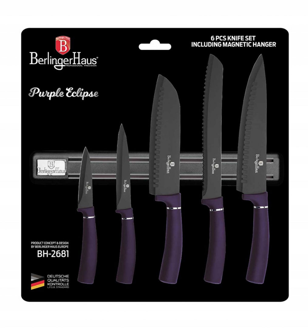 BH-2681 - Knife set 6 el. Berlinger Haus Purple Eclipse Collection Manufacturer code BH-2681
