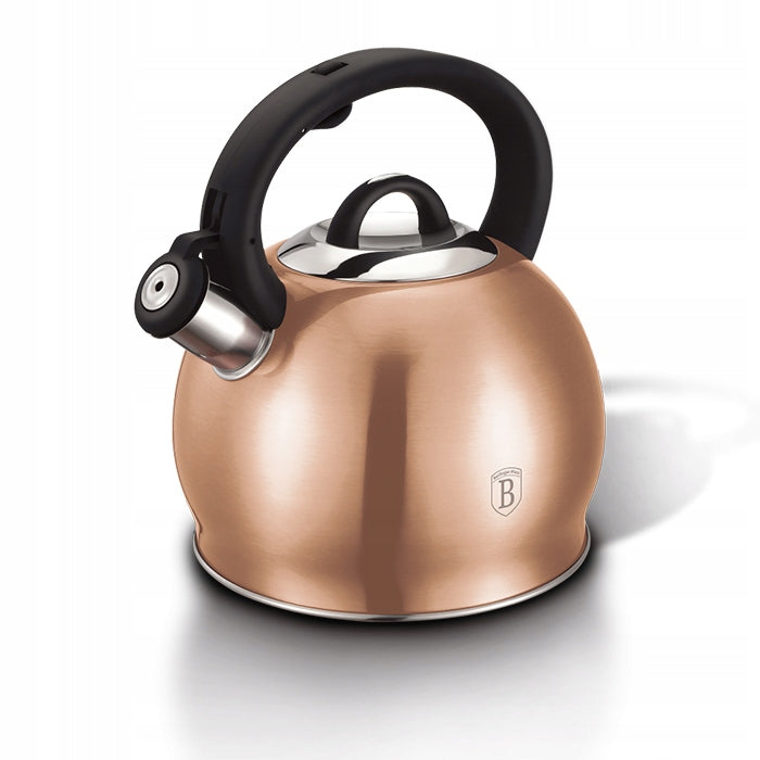 BH-7502 - Traditional steel kettle 3L Berlinger Haus Rose Gold Collection