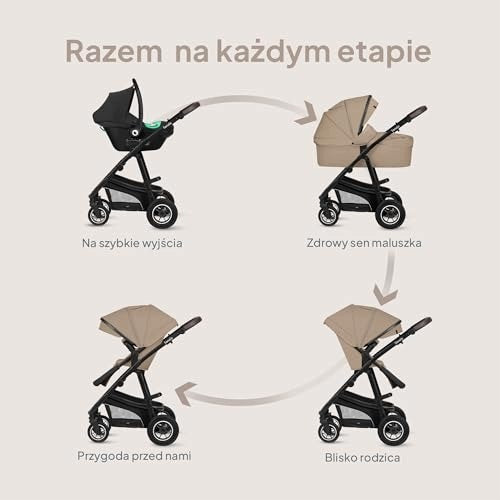 BIANKA STROLLER CHILDREN 3 IN 1 TO 22 KG GONDOLA FOR CAR Brand no brand