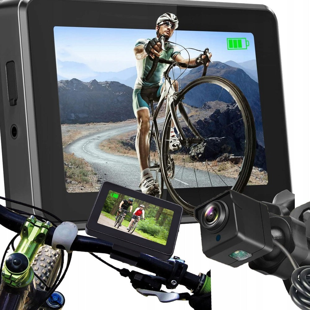 BICYCLE REAR VIEW CAMERA SYSTEM REARVIEW CAMERA WITH 1080P HD NIGHT VISION SCREEN
