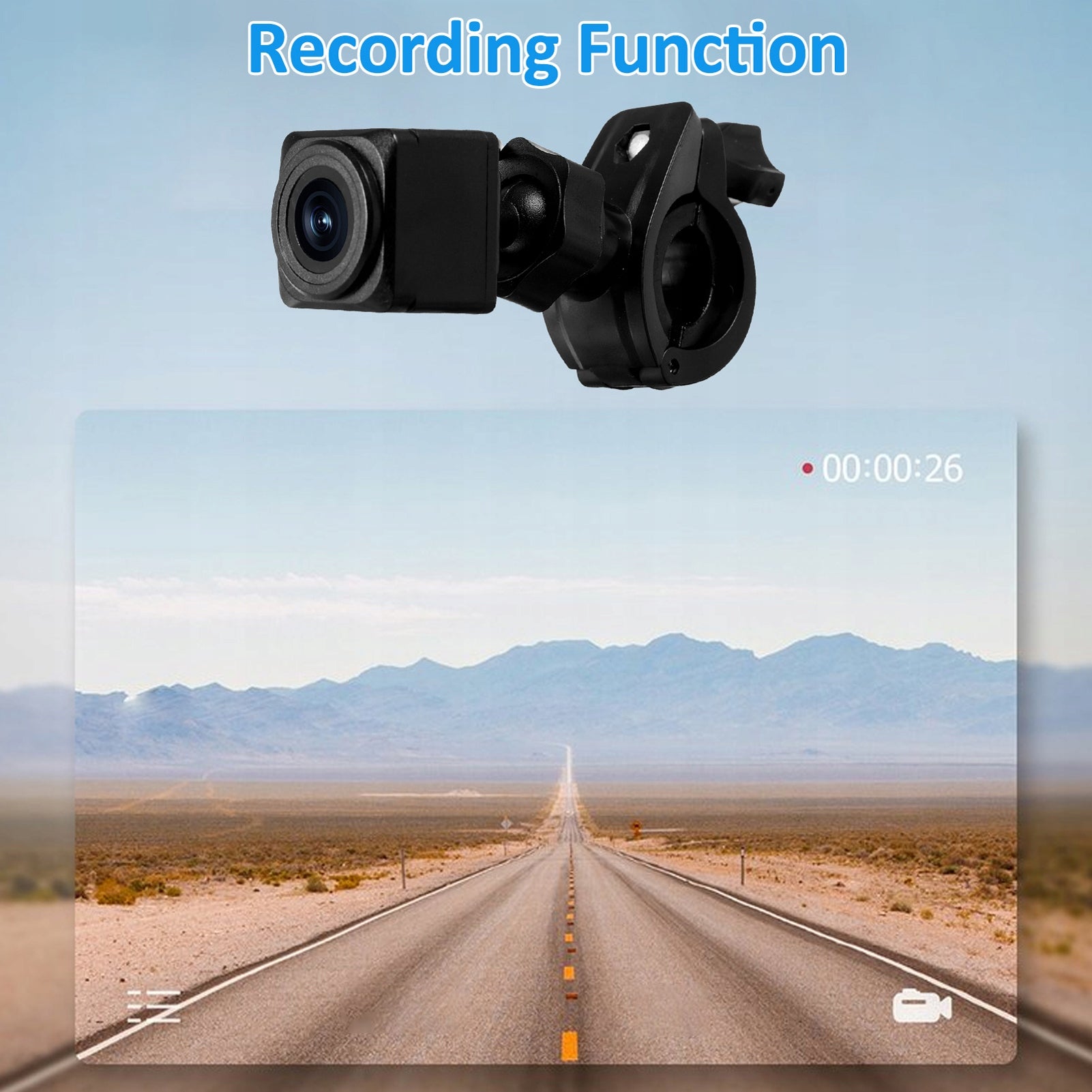BICYCLE REARVIEW CAMERA 4,3'' HD DISPLAY 1080P REARVIEW CAMERA Manufacturer code AG250726002230