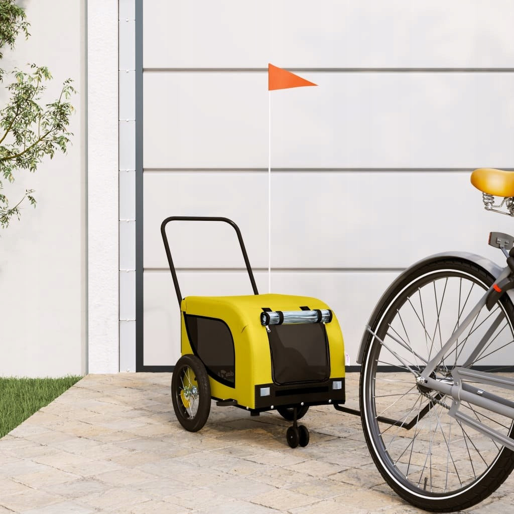 BICYCLE TRAILER FOR DOG 30KG REFLECTORS TARPAULIN Packaging status original