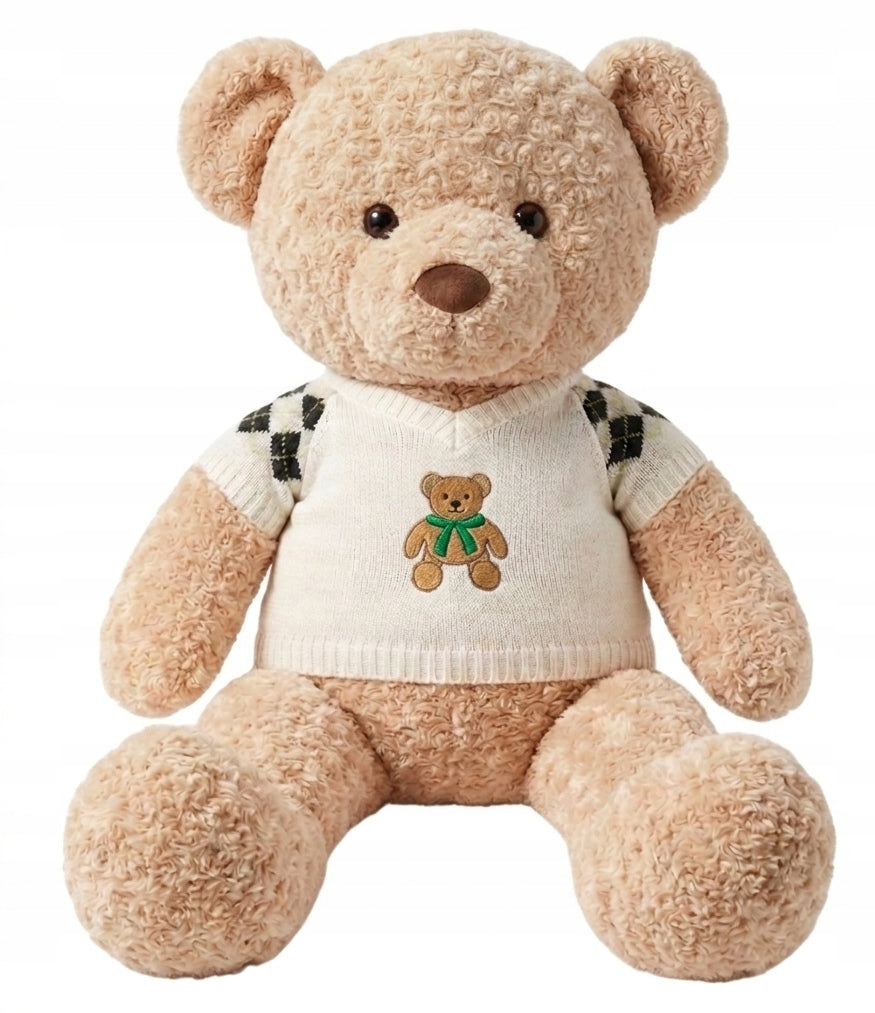 BIG BEAR PLUSH PLUSH TOY BIG HUGE STUFFED ANIMAL CUDDLY BEAR 120 CM