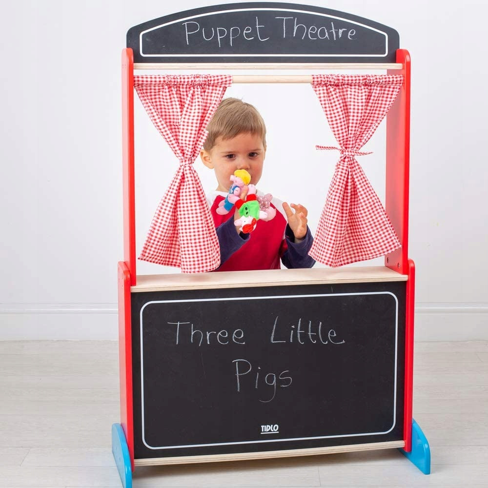 BIGJIGS/ TIDLO: large wooden theatre T0162 EAN (GTIN) 5012824001625