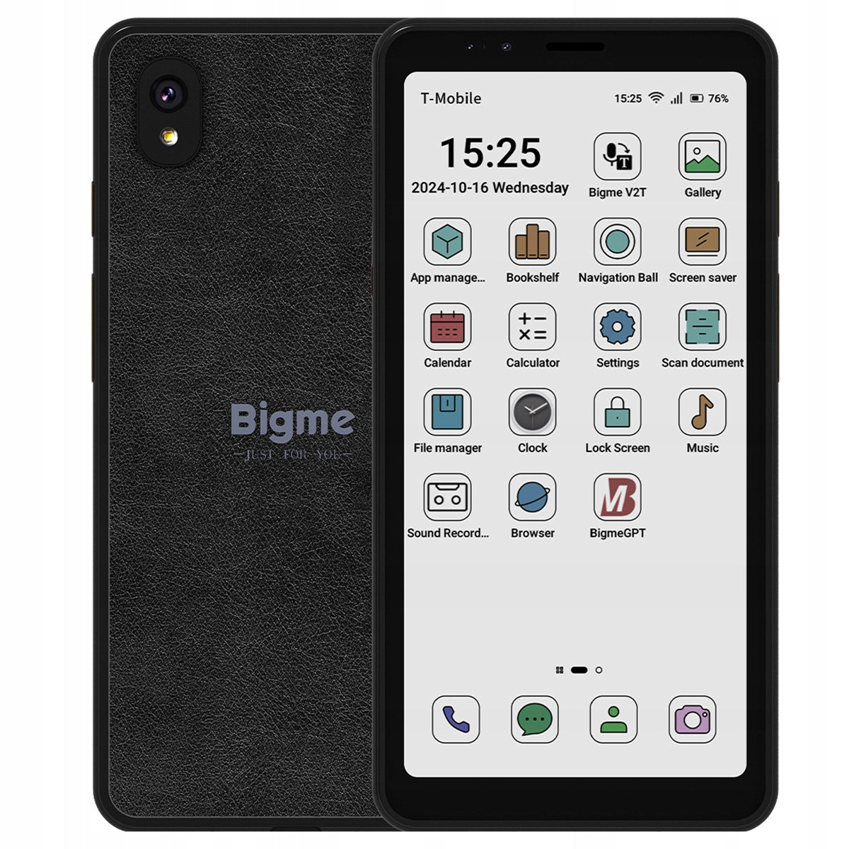 BIGME HIBREAK 2in1 E-BOOK READER and SMARTPHONE 5,84" 6/128 GB Batteries included no