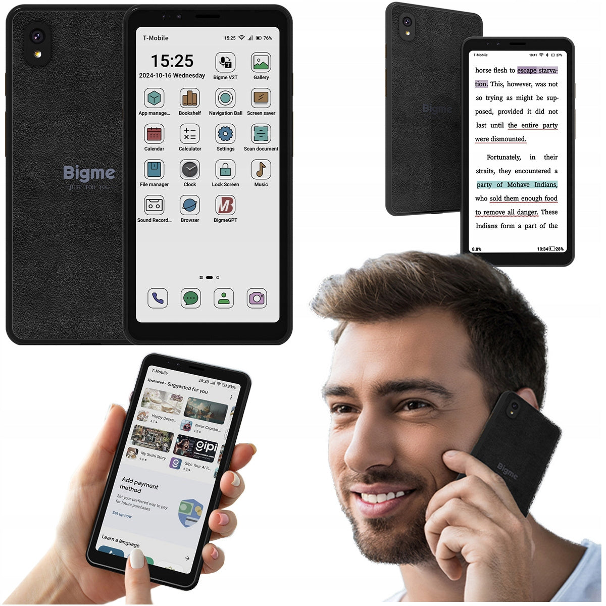 BIGME HIBREAK 2in1 E-BOOK READER and SMARTPHONE 5,84" 6/128 GB