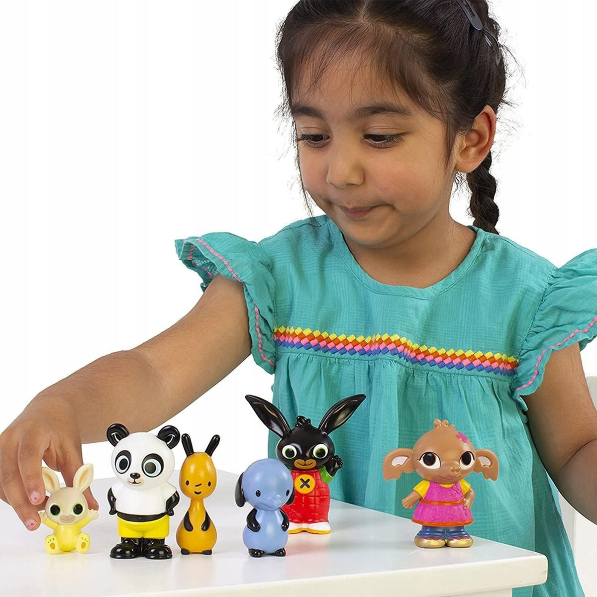 BING AND FRIENDS set of 6 Bing Sula Pando Flop Charlie Amma figurines Manufacturer code 3519