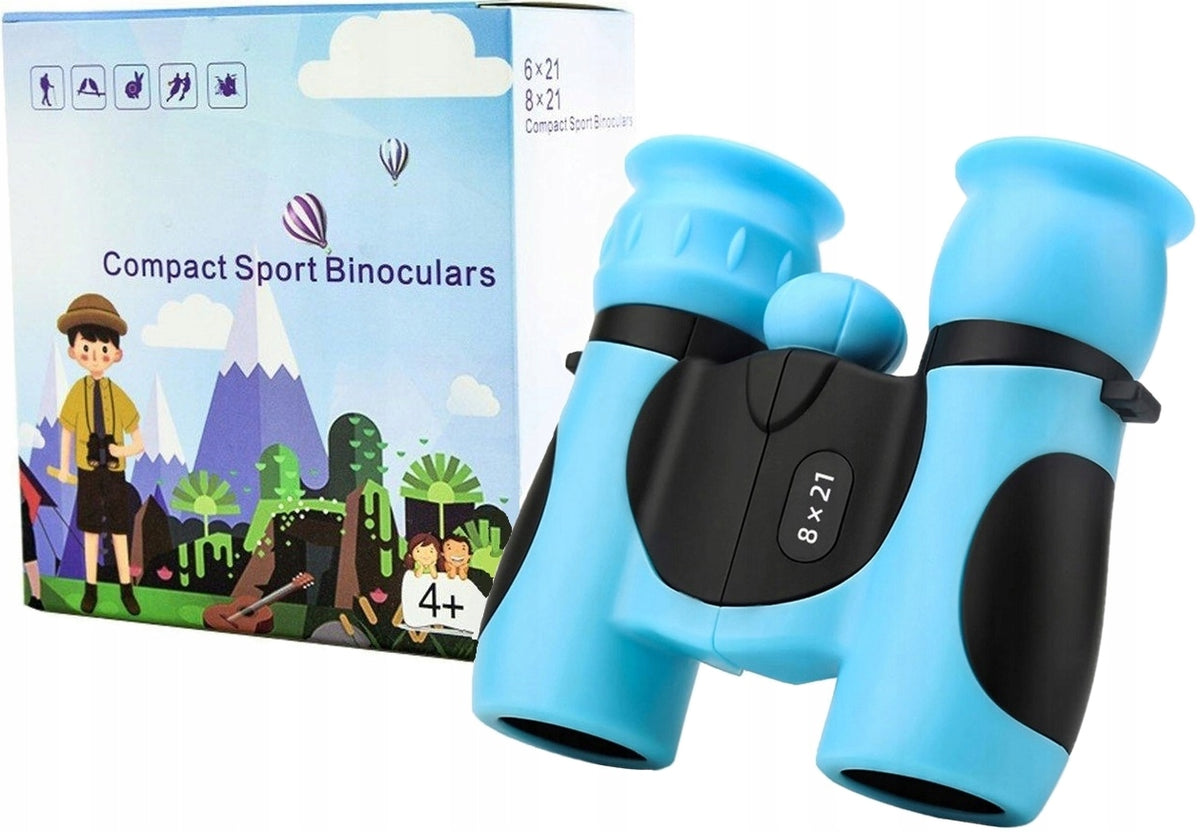 BINOCULARS 8x21 GLASS OPTICS DAY NIGHT FOR KIDS