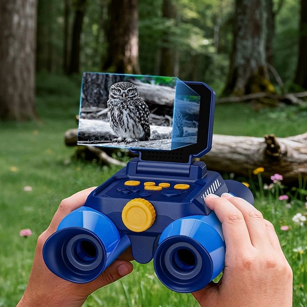 BINOCULARS FOR CHILDREN NIGHT VISION NIGHT MODE 2000mAh 2.4" FHD 48MP SD ZOOM x10 Packaging status original