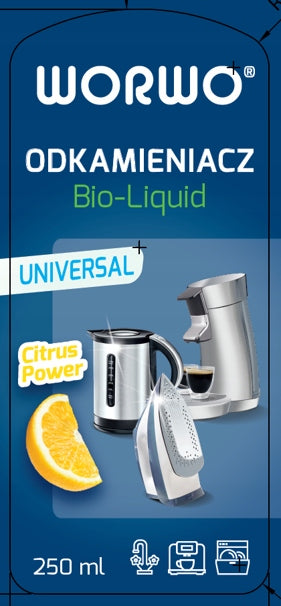 BIO -LIQUID DESCALER FOR IRON STEAM STATION KETTLE COFFEE MAKER 3 PCS. Brand Worwo