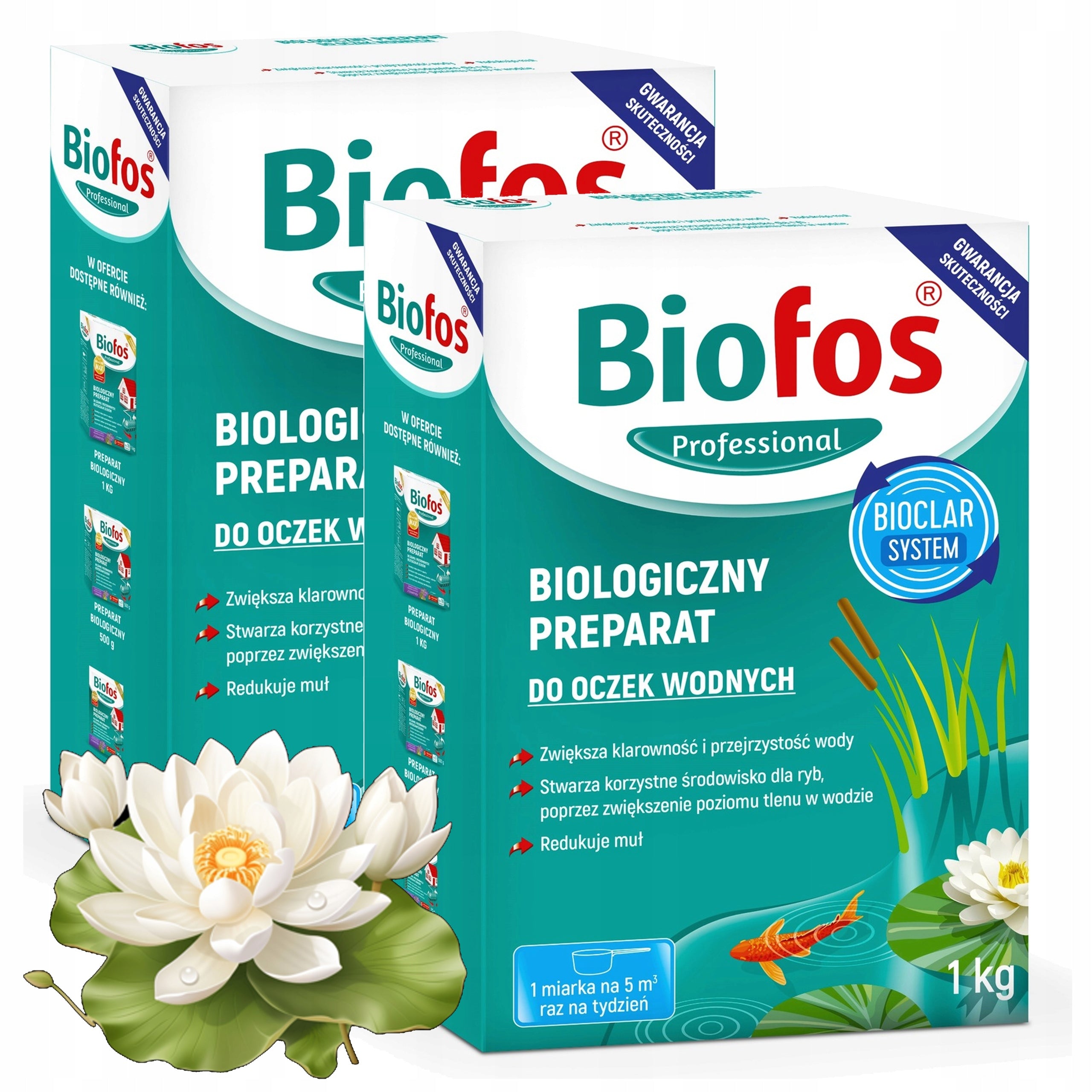 BIOFOS BIO BACTERIA FOR PONDS 1 KG BIOCLAR 2kg set