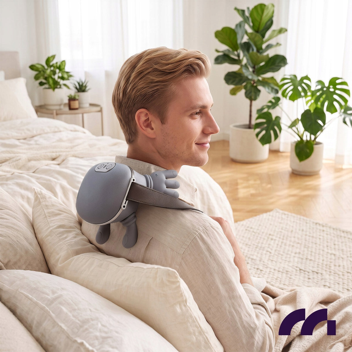 BIONIC BACK NECK MASSAGER WIRELESS WITH HEATING Manufacturer code Masażer Bioniczny Karku Szyi 115197