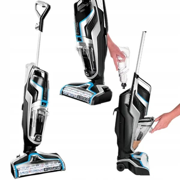 BISSELL CROSSWAVE PET PRO 2225N upright mop vacuum cleaner 3in1 vacuum cleaner feathers