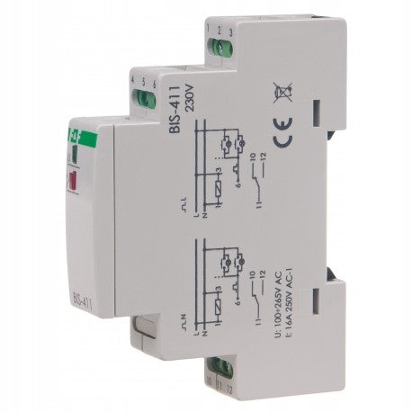 BISTABLE ON-OFF RELAY F&F 230V BIS-411 Brand F&F