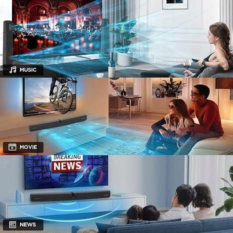 BL52 Soundbar GarageRock KY8000 90W 2in1 Separate Bluetooth 5.3 HDMI ARC Brand no brand
