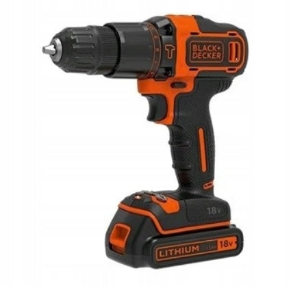 BLACK+DECKER Aku příklepová vrtačka 18V s 2 převodovými stupni + 2 aku BDCH Brand Black+Decker