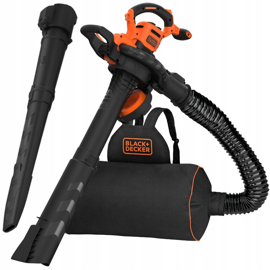 BLACK DECKER Garden Vacuum Cleaner for Leaves 3in1 3000W BEBLV300 Blower