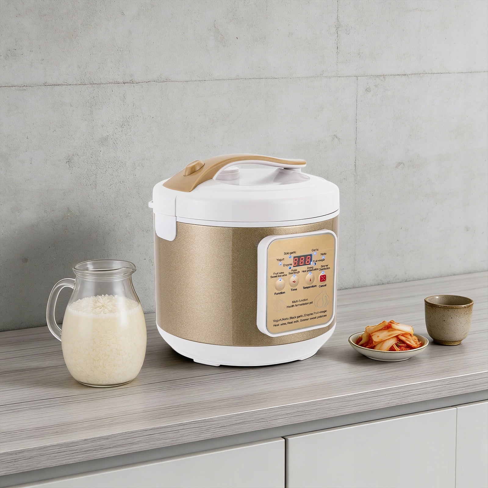 BLACK GARLIC/YOGURT FERMENTER 6L MULTIFUNCTIONAL AUTOMATIC MACHINE 90W Packaging status original