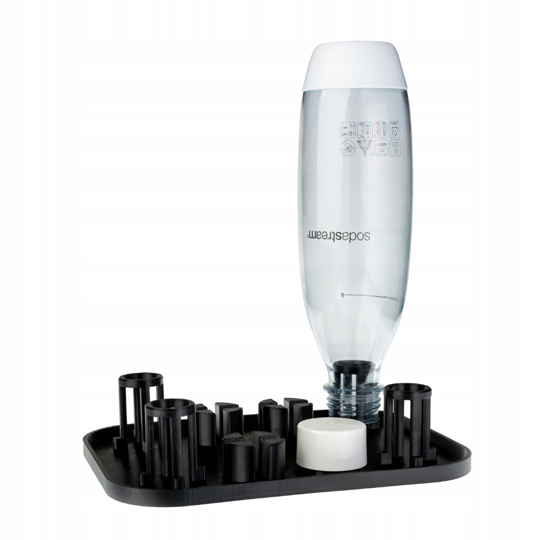 BLACK SODA DRAINER FOR FOUR BOTTLES FOR SATURATOR STAND SODASTREAM Manufacturer code CZARNY OCIEKACZ SODASTREAM NA CZTERY BUTELKI