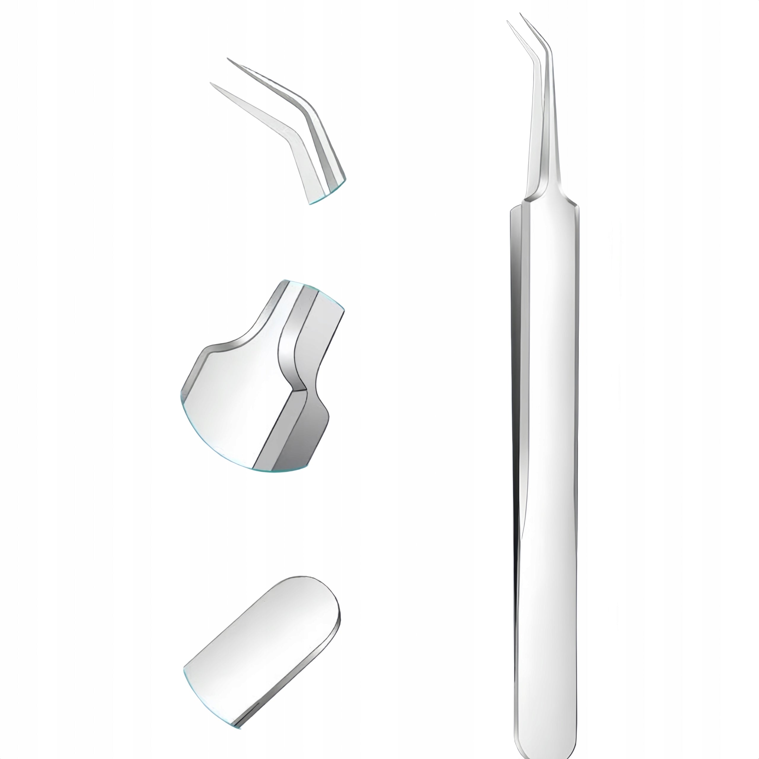 BLACKHEAD REMOVAL KIT 3 PCS WITH BLACKHEAD TWEEZERS CASE Manufacturer code Profesjonalny zestaw do usuwania  3szt
