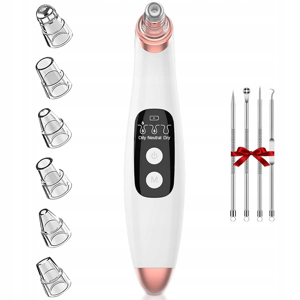 BLACKHEAD VACUUM CLEANER ELECTRIC LCD 3 LEVELS SUCTION PORE CLEANSING Packaging status original