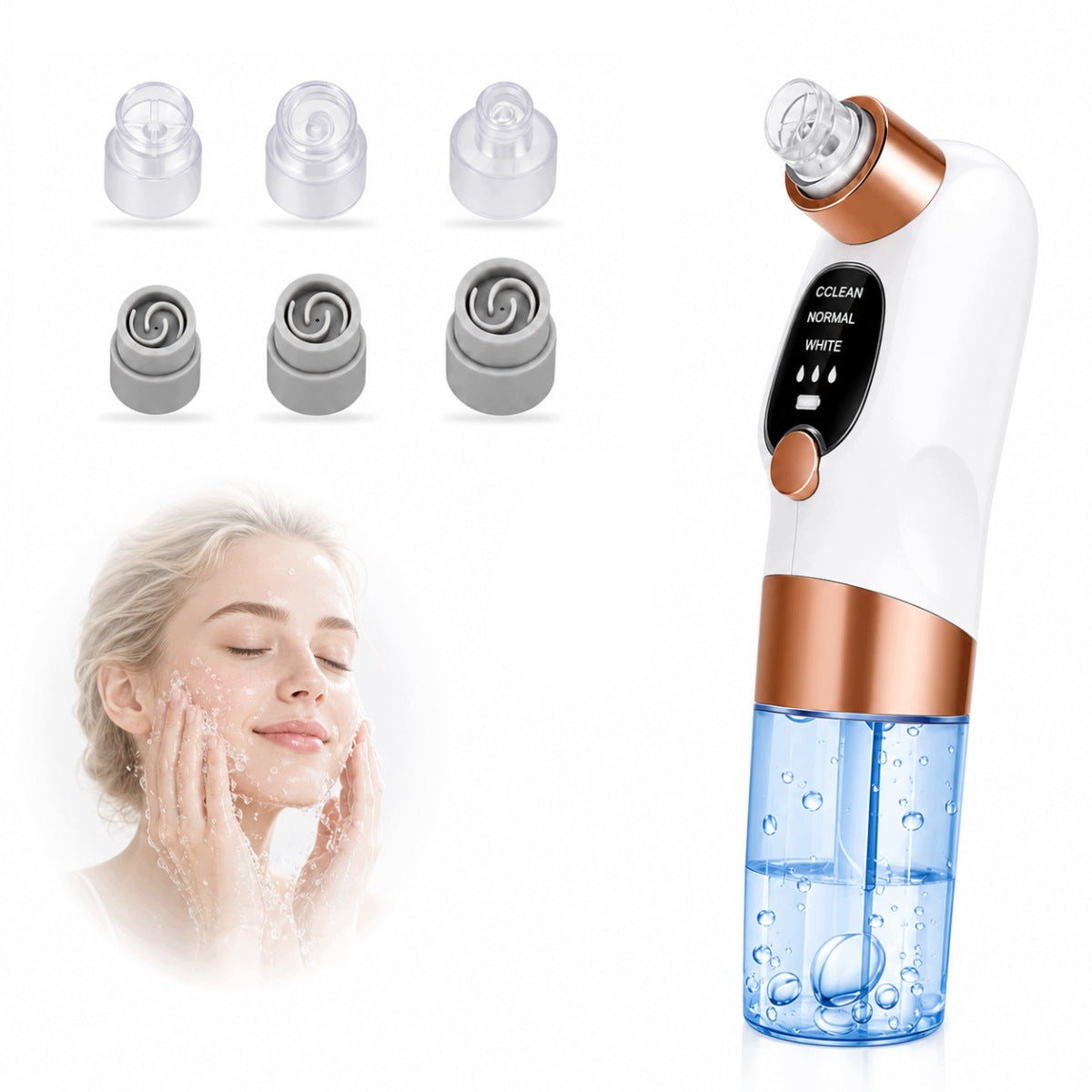 BLACKHEAD VACUUM CLEANER HYDRABRASION FOR CLEANING PORES