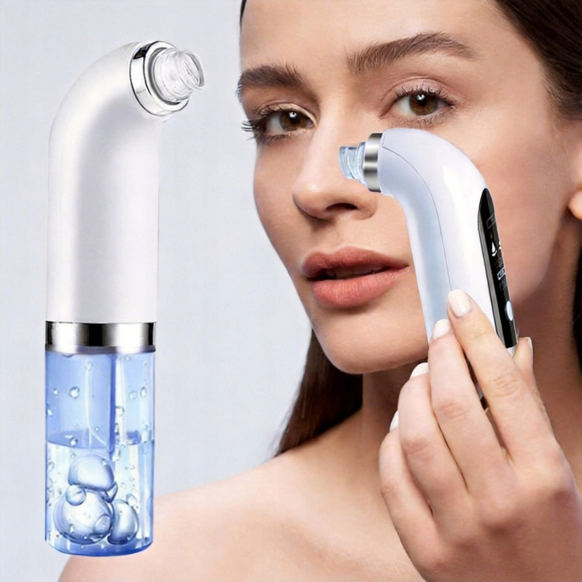 BLACKHEAD VACUUM CLEANER hydrabrasion FOR CLEANING PORES 6IN1 Product weight with unit packaging 0.25 kg