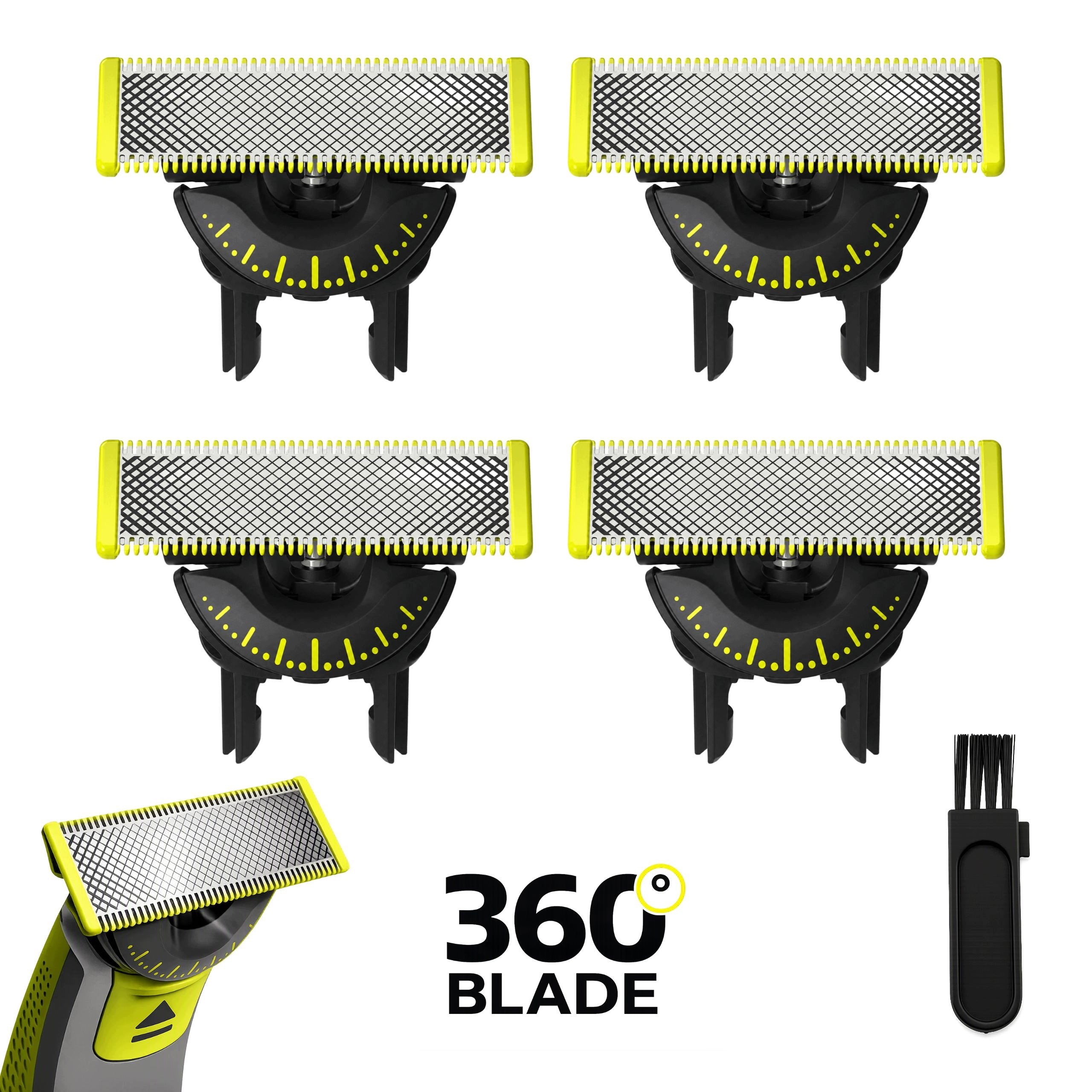 BLADE FOR PHILIPS ONEBLADE 360 4 PCS QP440/50 REPLACEMENT TIP FOR SHAVER