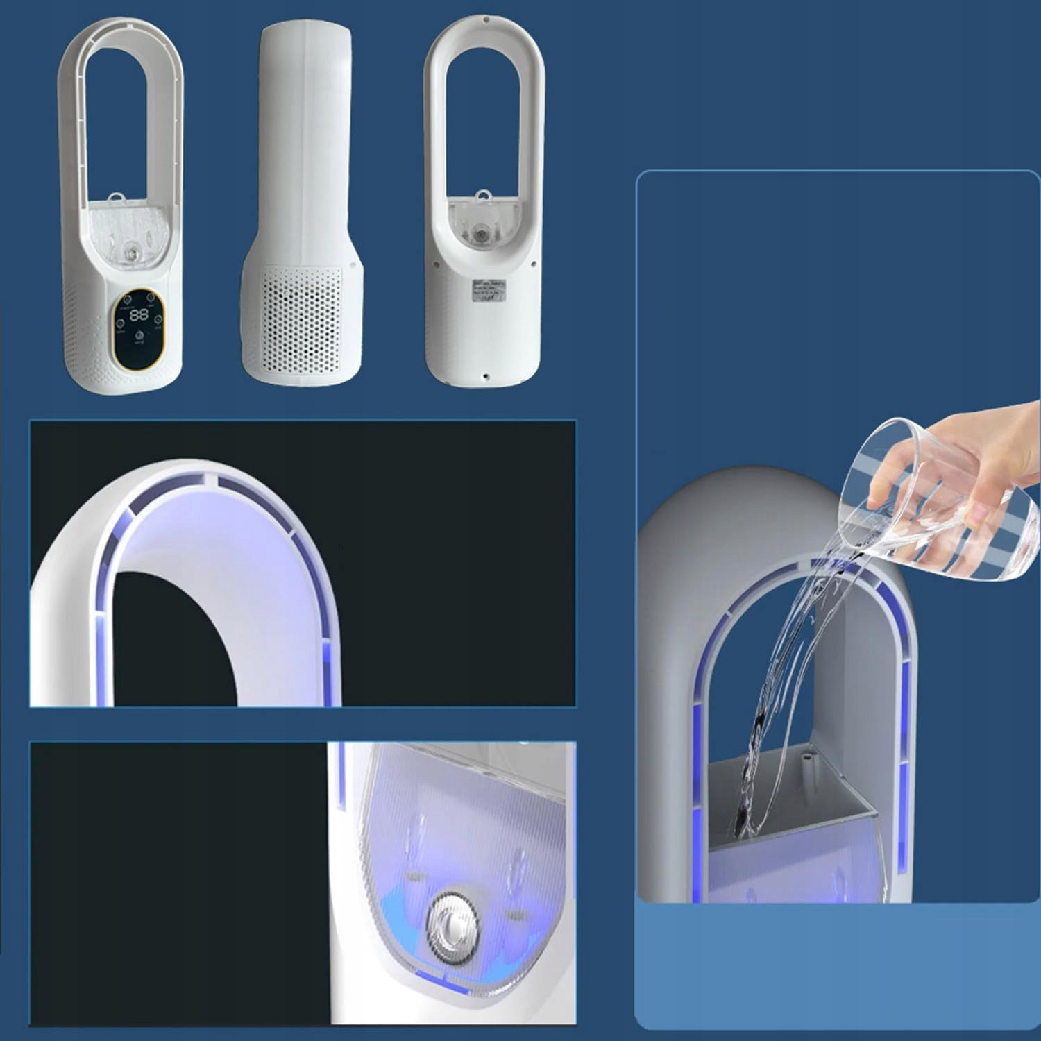 BLADELESS COOLING FAN, TABLE FAN, FAN Brand no brand