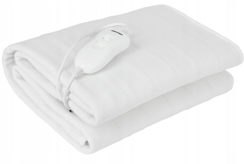 BLANKET ELECTRIC HEATING MAT 150X80CM SOFT FLEECE REMOTE CONTROL TIMER 1 PERSON Medical device no