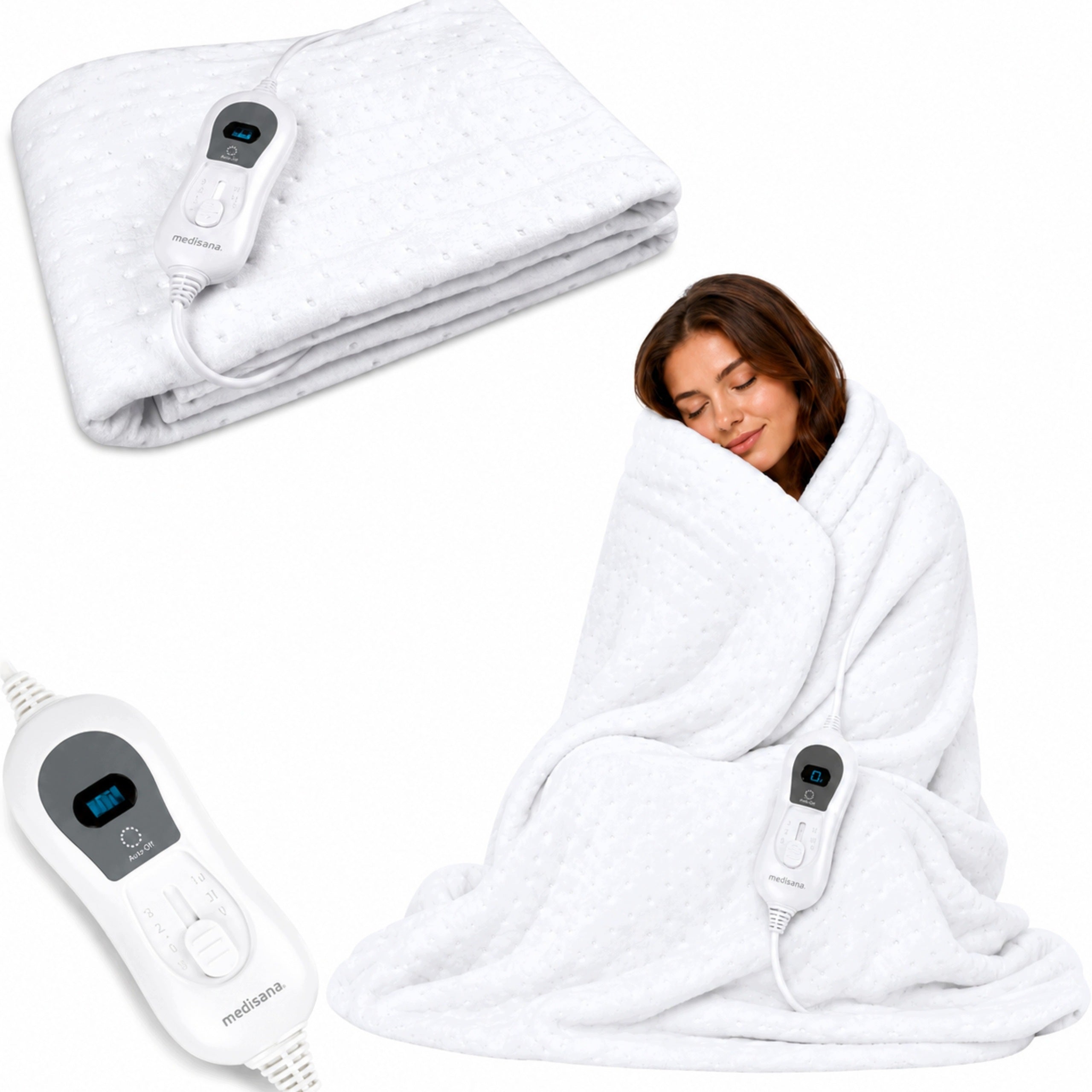 BLANKET ELECTRIC HEATING MAT 3 LEVELS AUTO SHUT OFF 150X80 COZY