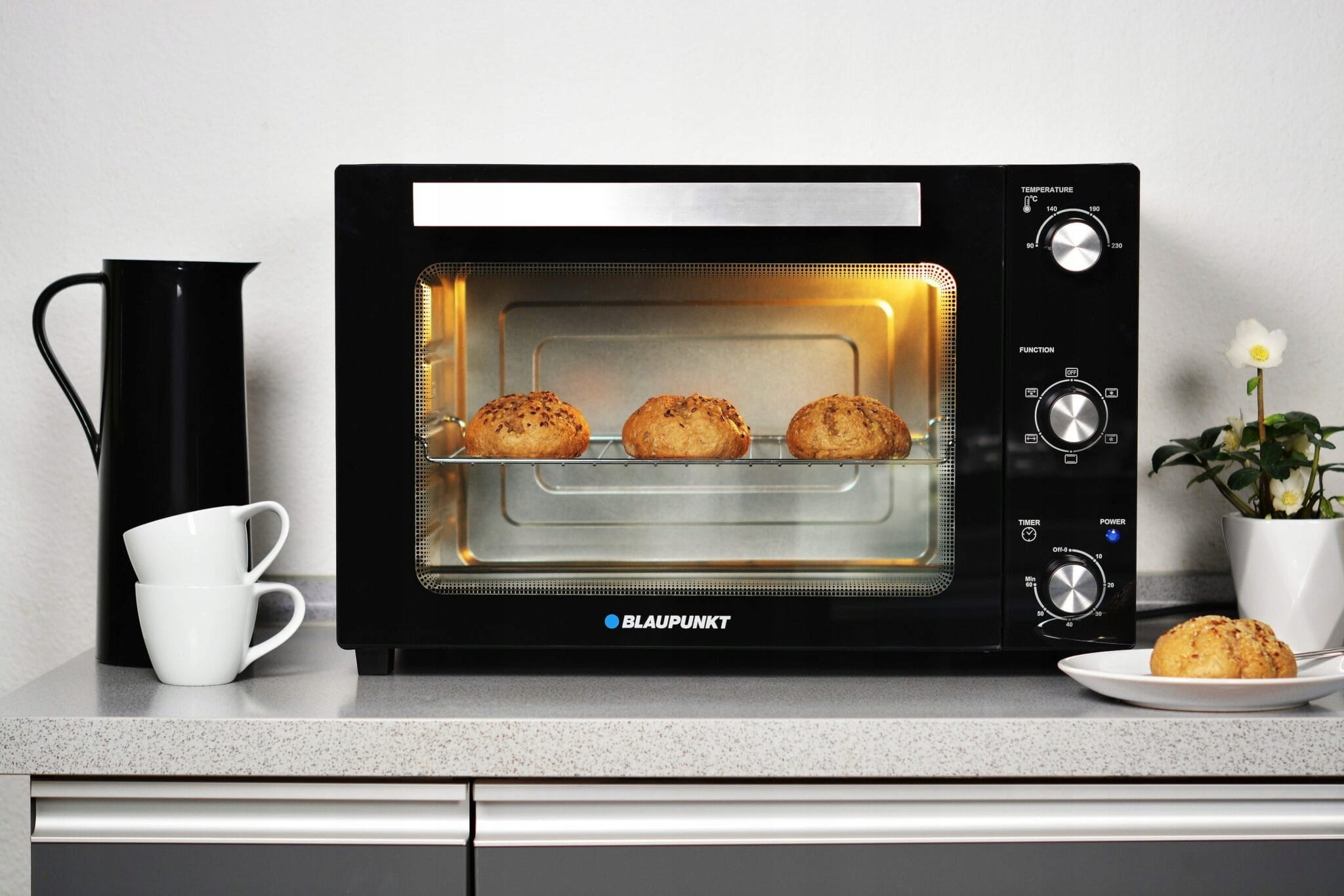 BLAUPUNKT ELECTRIC OVEN 45L SPIT CONVECTION THERMOCOUPLE EOM601 Brand Blaupunkt