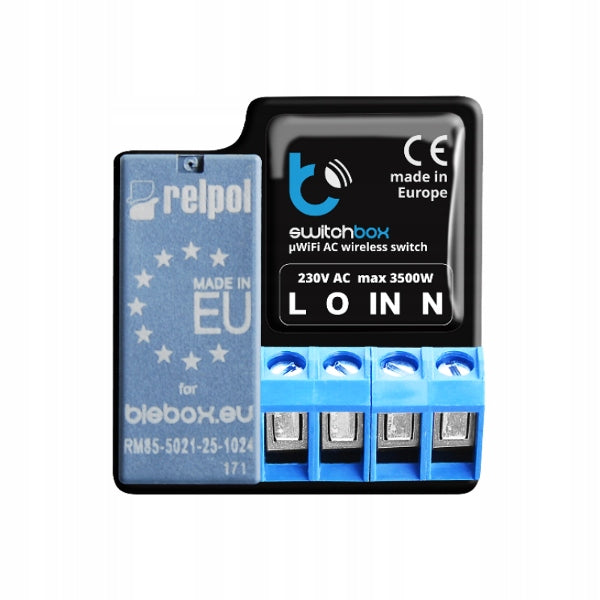 BLEBOX SWITCHBOX 2.0 RELAY 230V WIFI ANDROID IOS Brand Blebox