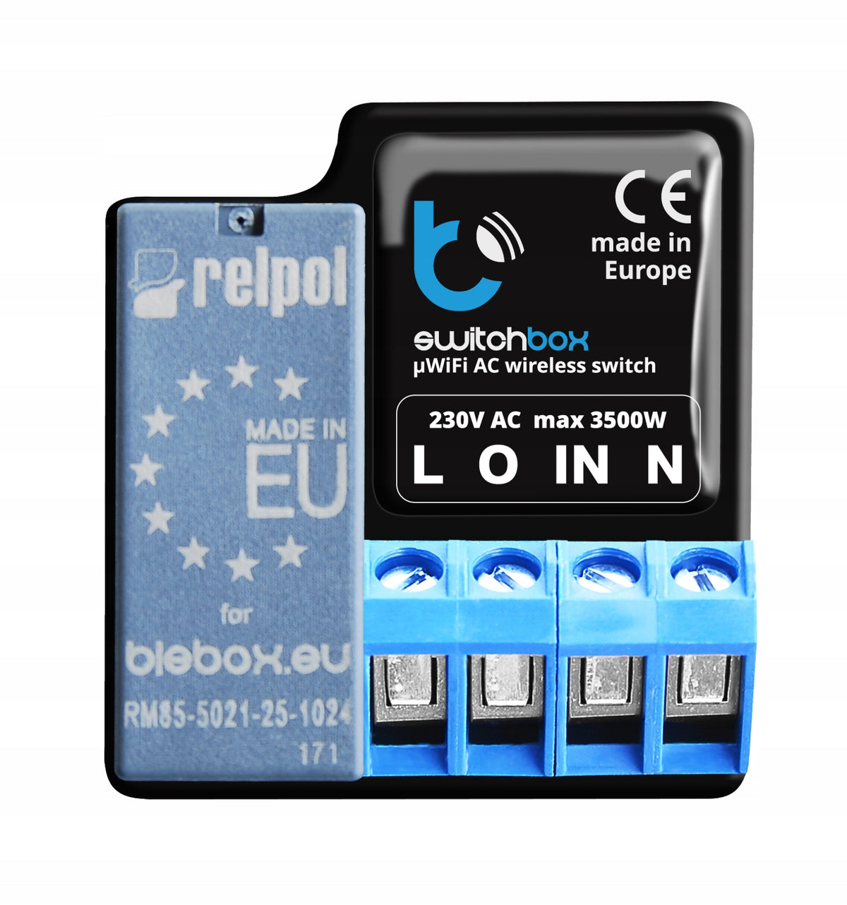 BLEBOX SWITCHBOX 2.0 RELAY 230V WIFI ANDROID IOS
