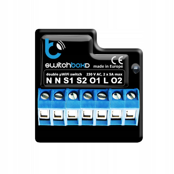 BLEBOX SWITCHBOXD 2.0 RELAY 230V WIFI ANDROID IOS Brand Blebox