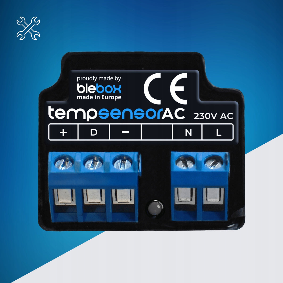 BLEBOX TEMPSENSORAC WIFI TEMPERATURE SENSOR 230V SMART HOME Manufacturer code 5900168580459