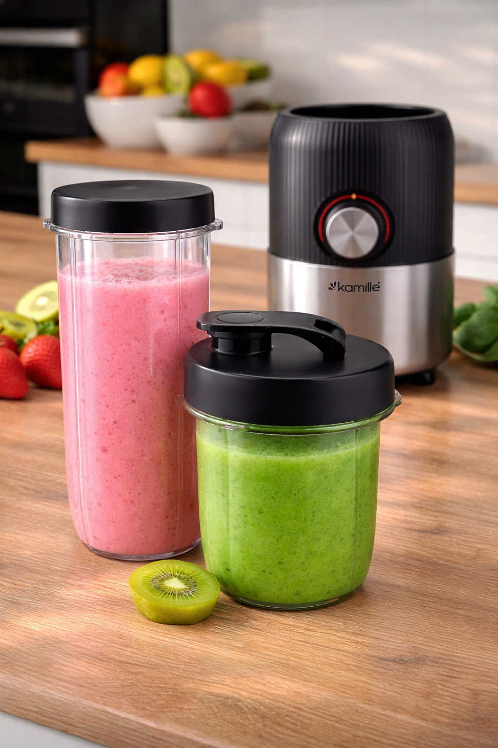BLENDER CUP SHREDDER 2-in-1 500W 2 CUP 650ml 250ml KAMILLE Manufacturer code KM6760